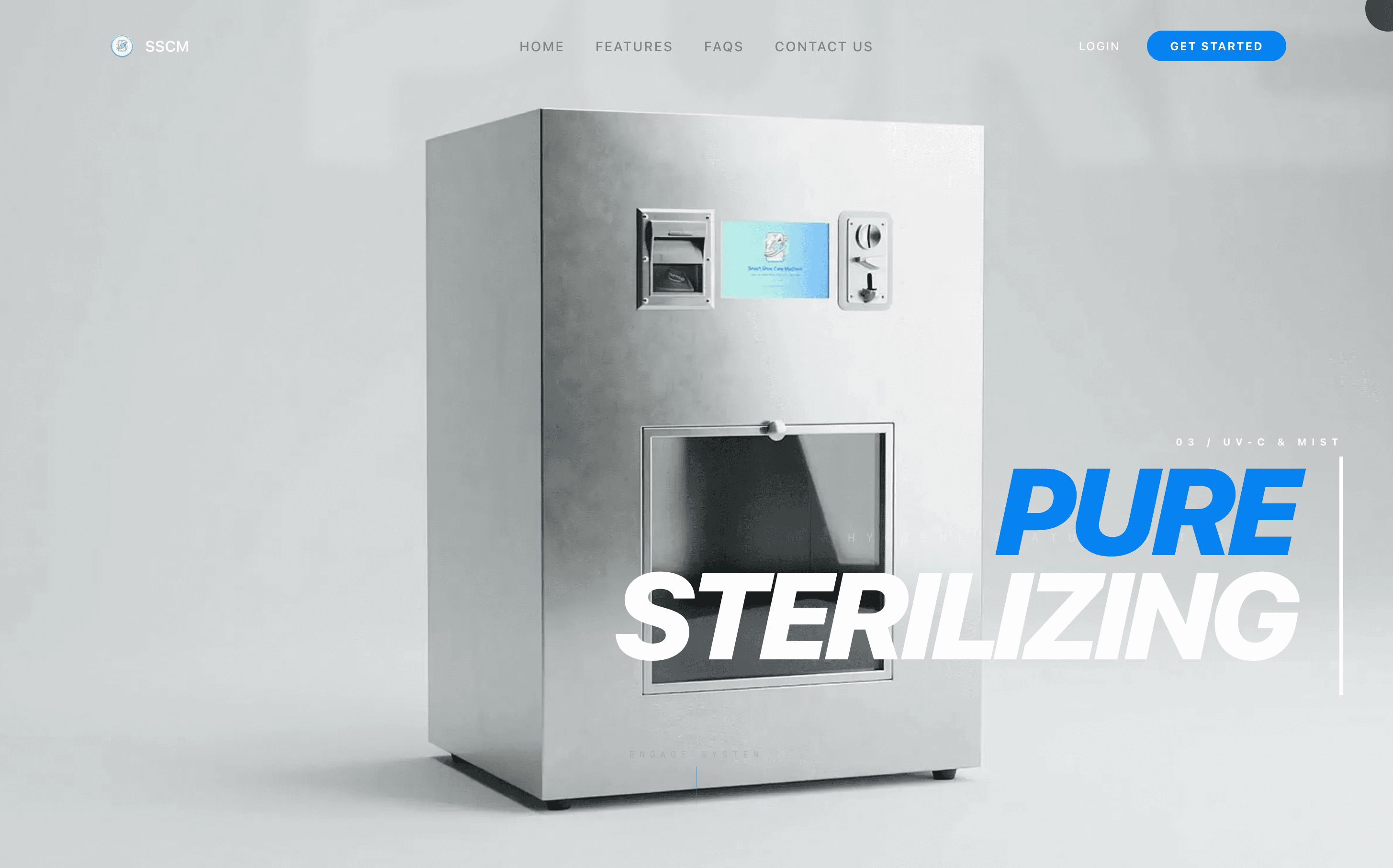 Smart Shoe Care landing page, view 3