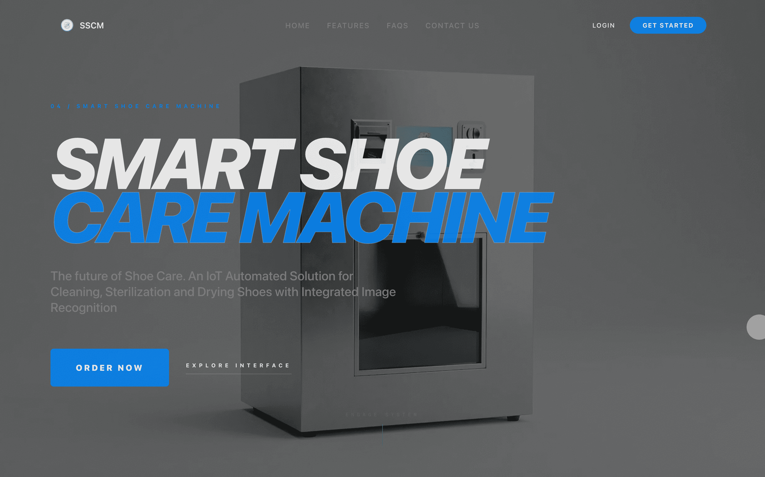 Smart Shoe Care landing page, view 4